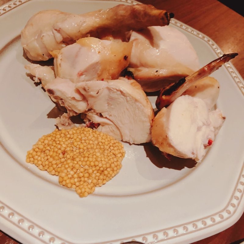 岩手県産清流若鶏のローストチキン(鷄バルpollo)