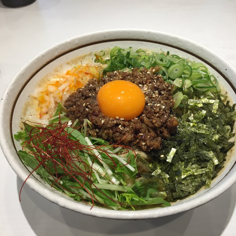 坦々麺(台湾まぜそば 花火 安城店)