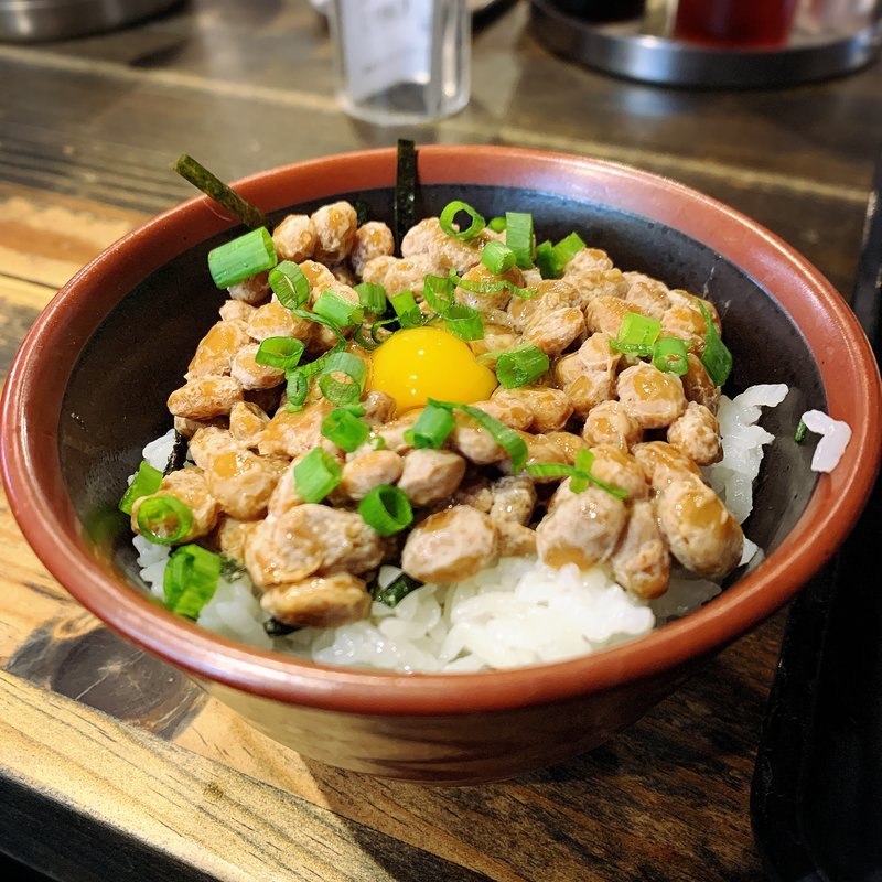 月見納豆ごはん(三ツ矢堂製麺 中目黒店 （【旧店名】フジヤマ製麺）)