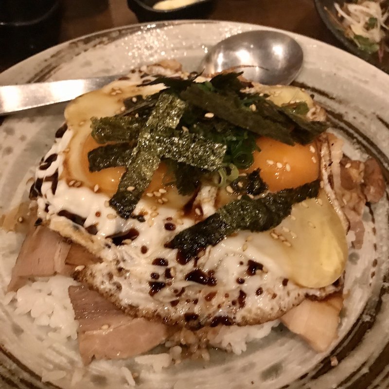 今治焼豚卵丼（コース料理）(媛 故郷味の旅)