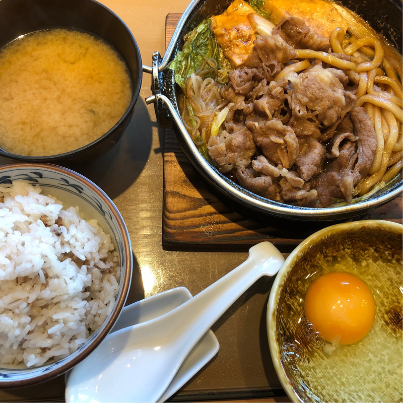 すき焼き定食(やよい軒 京都八幡店 )