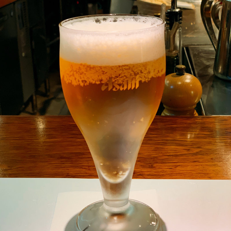 アサヒスーパードライ生ビール(八丁堀黒きん )