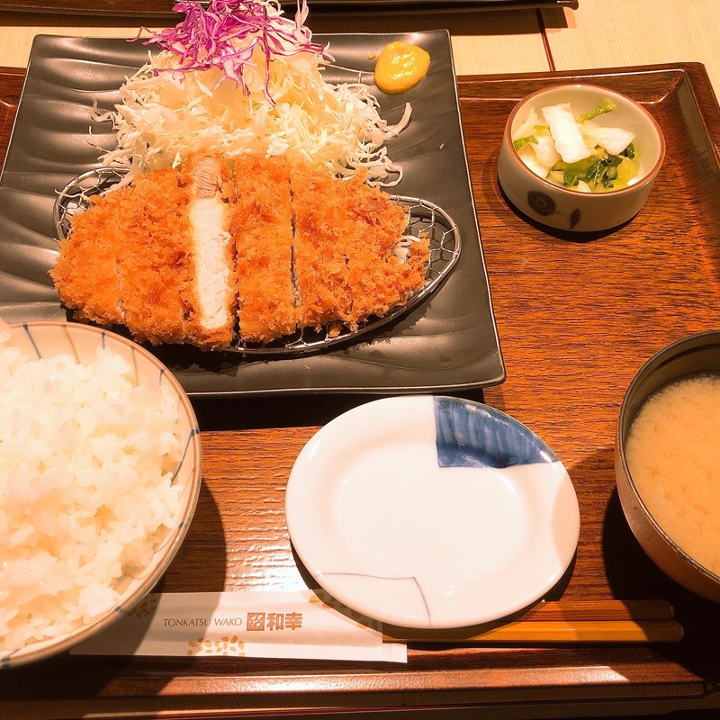 ロースかつ御飯(とんかつ和幸 サブナード新宿店)