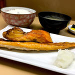 紅鮭定食(食事処 ながもり)