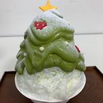 抹茶クリスマスツリー(サカノウエカフェ )
