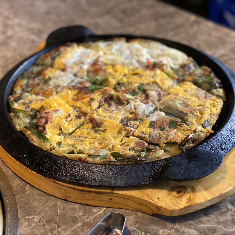 海鮮チヂミ(第一韓国館)