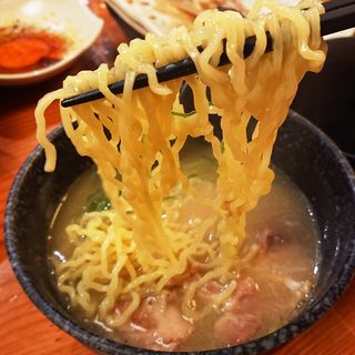 とり白湯麺(鳥貴族 鶴見東口店)