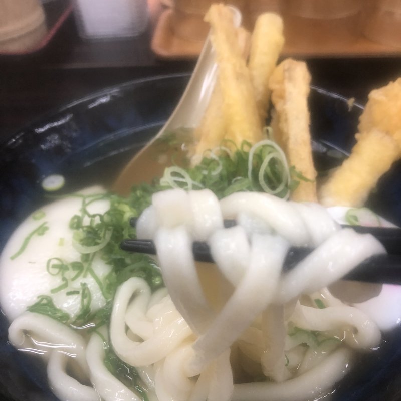 ゴボ天うどん・おもち(資さんうどん 志免町店)