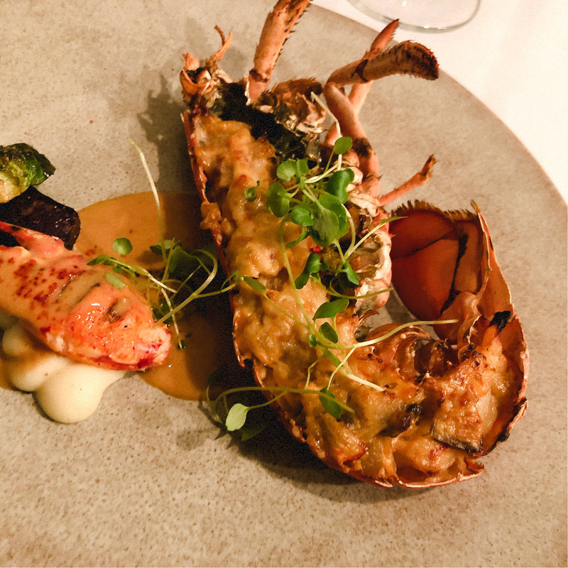 活オマール海老グラタン仕立てのテルミドール(GINTO 銀座店)