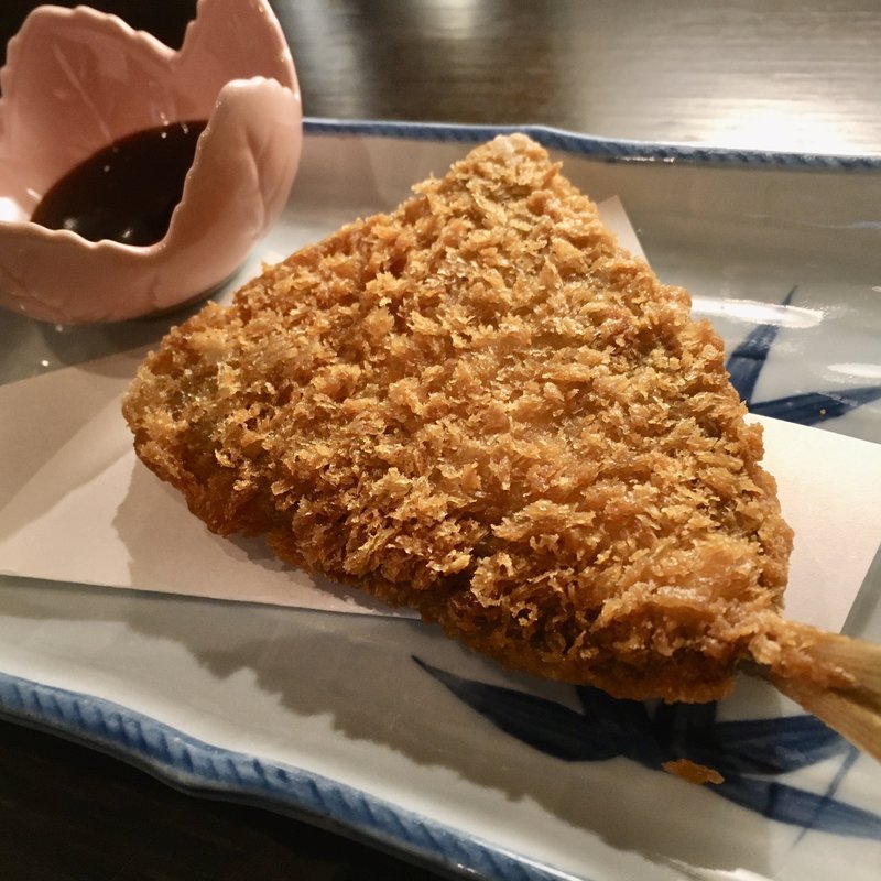 鯵フライ(北海道からあげの大衆酒場 三木谷商店)