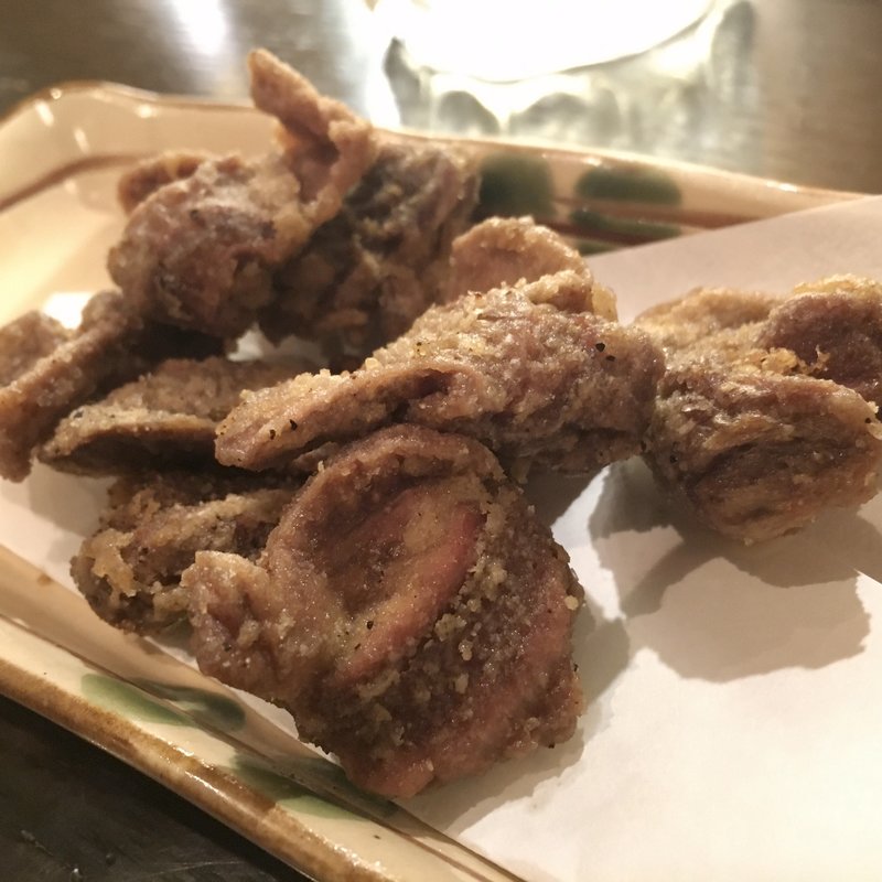 砂肝唐揚げ(北海道からあげの大衆酒場 三木谷商店)