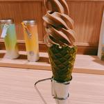 紅茶ソフトクリーム(茶寮 伊藤園 横浜)