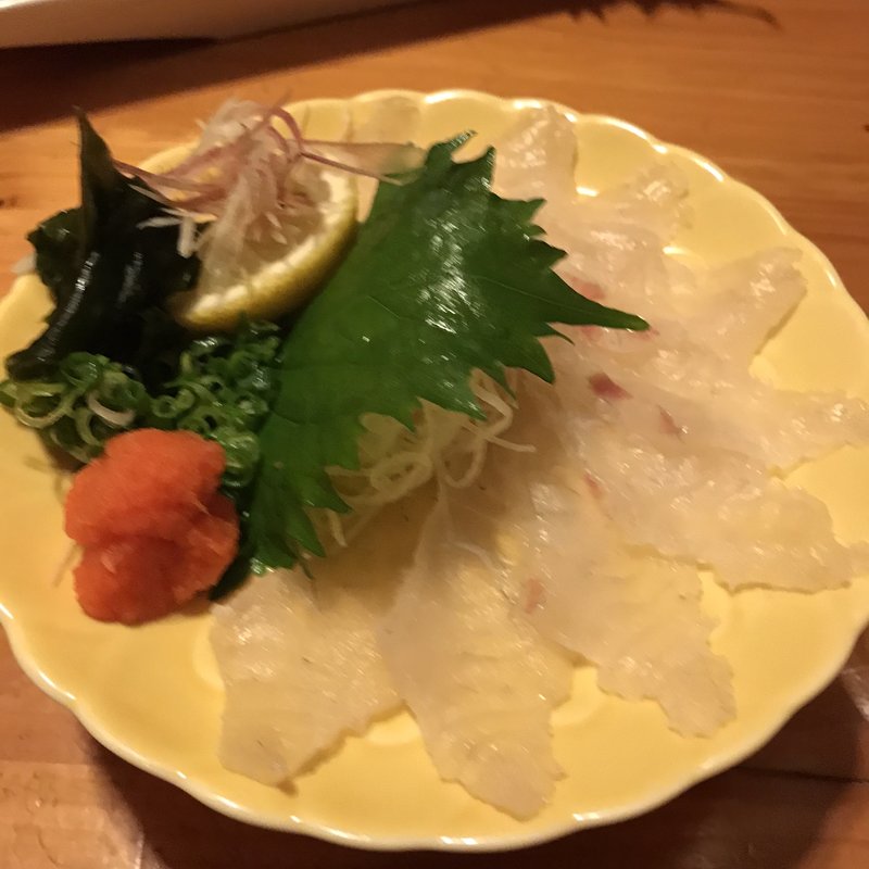 真鯛のお造り(安乍希 海南店 )