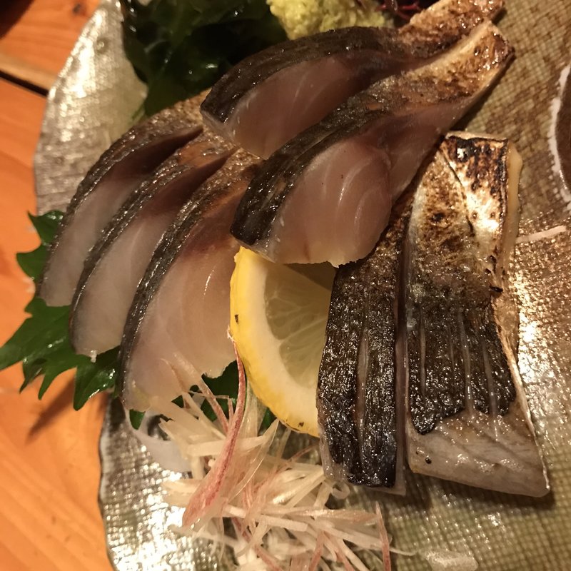 しめ鯖のお造り(安乍希 海南店 )