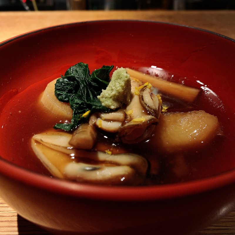 牡蠣と長芋治部煮(高太郎 （こうたろう）)