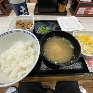 納豆牛皿朝定食(吉野家 平井店 )