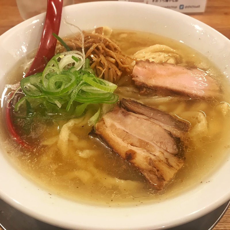 喜多方ラーメン(塩)(麺や 七彩 八丁堀店)