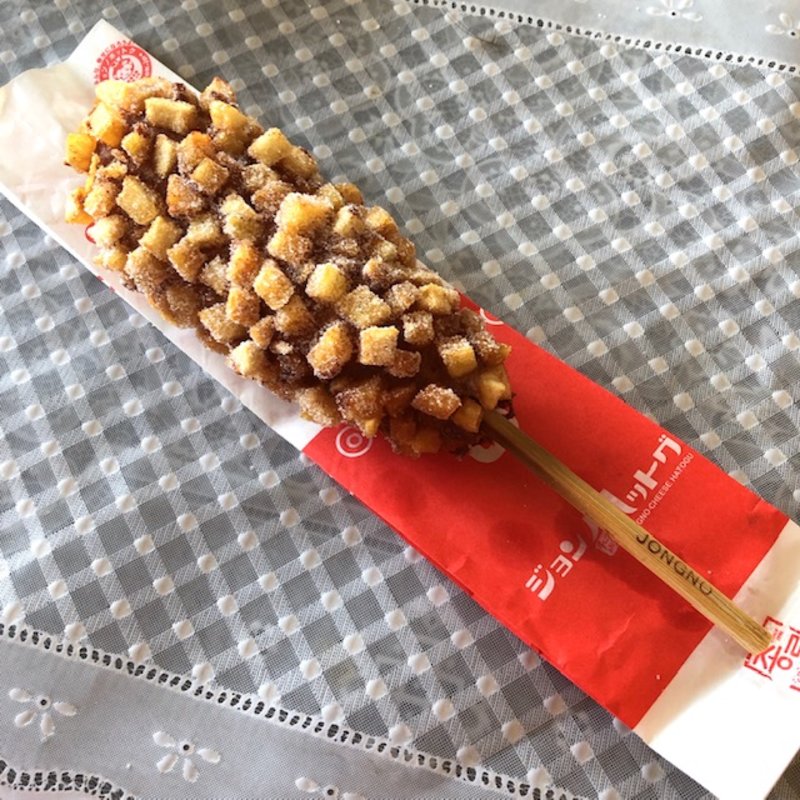 ポテトモッツアレラ米ハットグ(ジョンノハットグ)