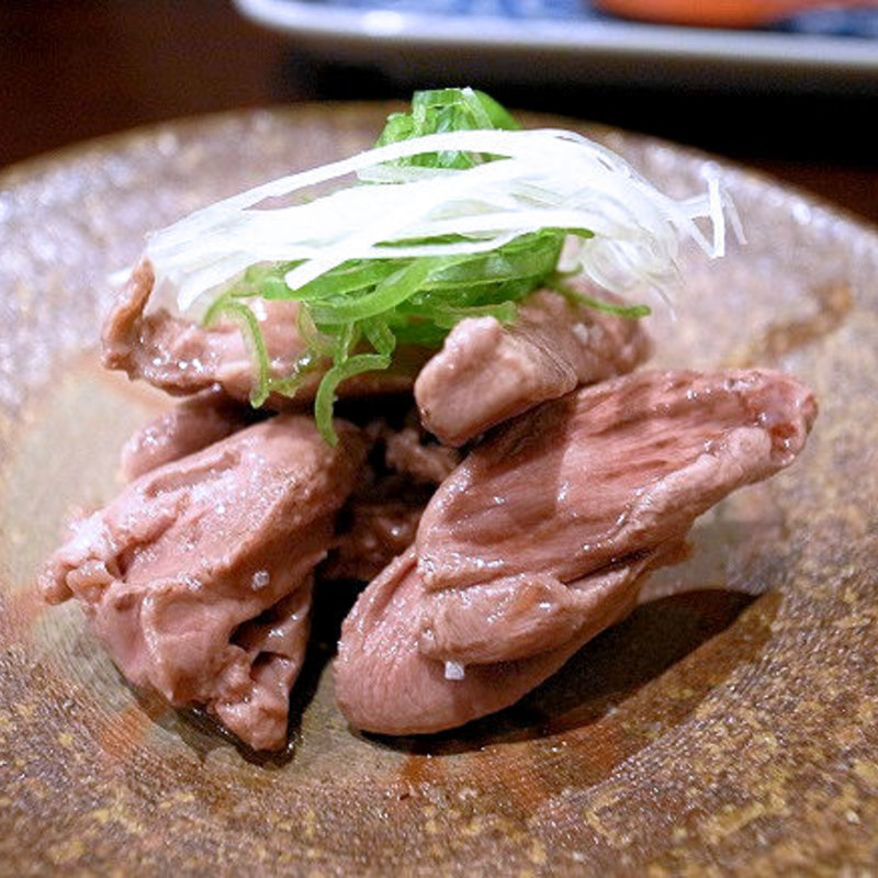 京鴨の茹でハツ(鳥田中)