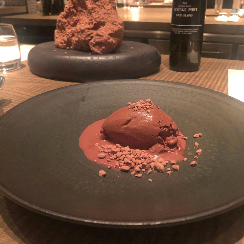 岩塩のチョコレートムース(ラス)