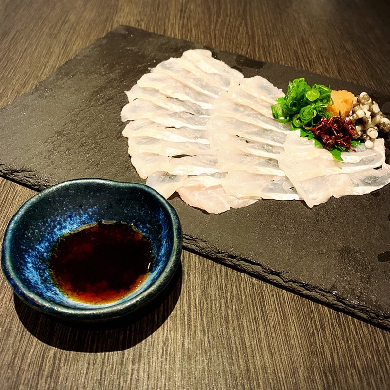 地穴子のうす造り(酒菜竹のした  )