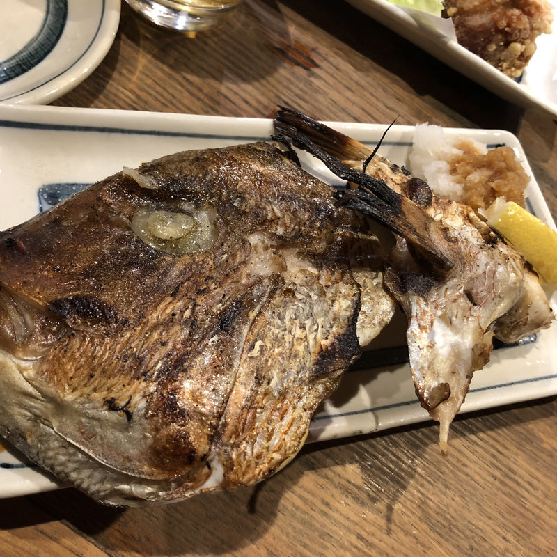 本日のカマ焼き(炉ばた焼 妻籠(つまご))