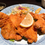 都鳥名物 唐揚ライス（ニンニク不使用）(京橋　都鳥)