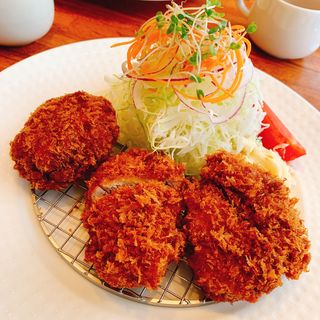 メンチカツ  （スープ・ライス付き）(レストラン・サカキ （RESTAURANT SAKAKI）)