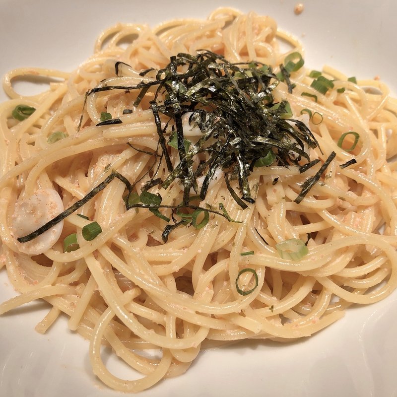 イカと明太子の和風クリームパスタ(Yebisu Bar 東京ドームシティ店)