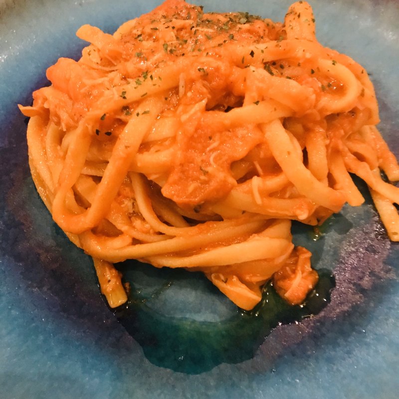 ズワイガニのパスタ(ワイン&バー ザ・ココビーチ)
