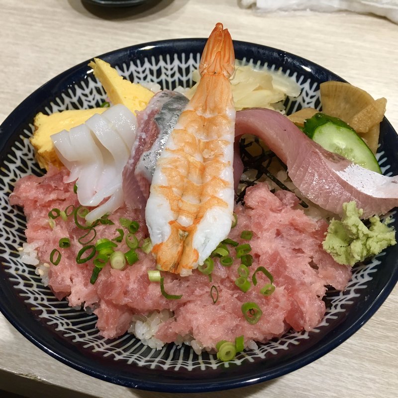 ネギトロ丼(鮨処扇)