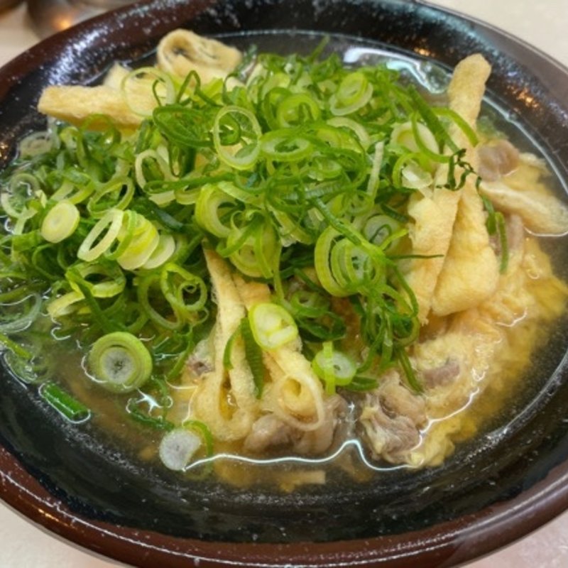 肉とじそば(なんばうどん)