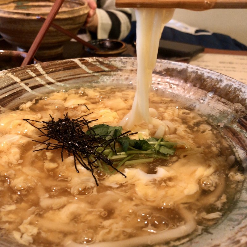 鶏卵あんかけおうどん(UDONZIN 美糸)