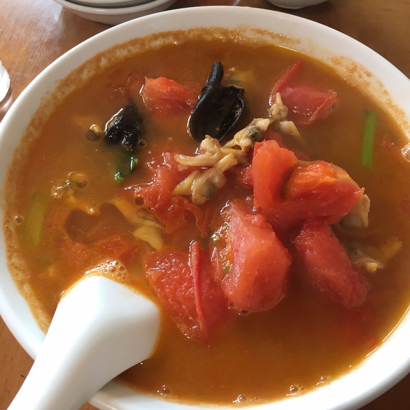 あさりトマトタンメン(李園(リエン))