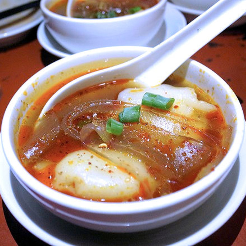 麻辣水餃子 粉皮（フンピー）入り(蜃気楼)