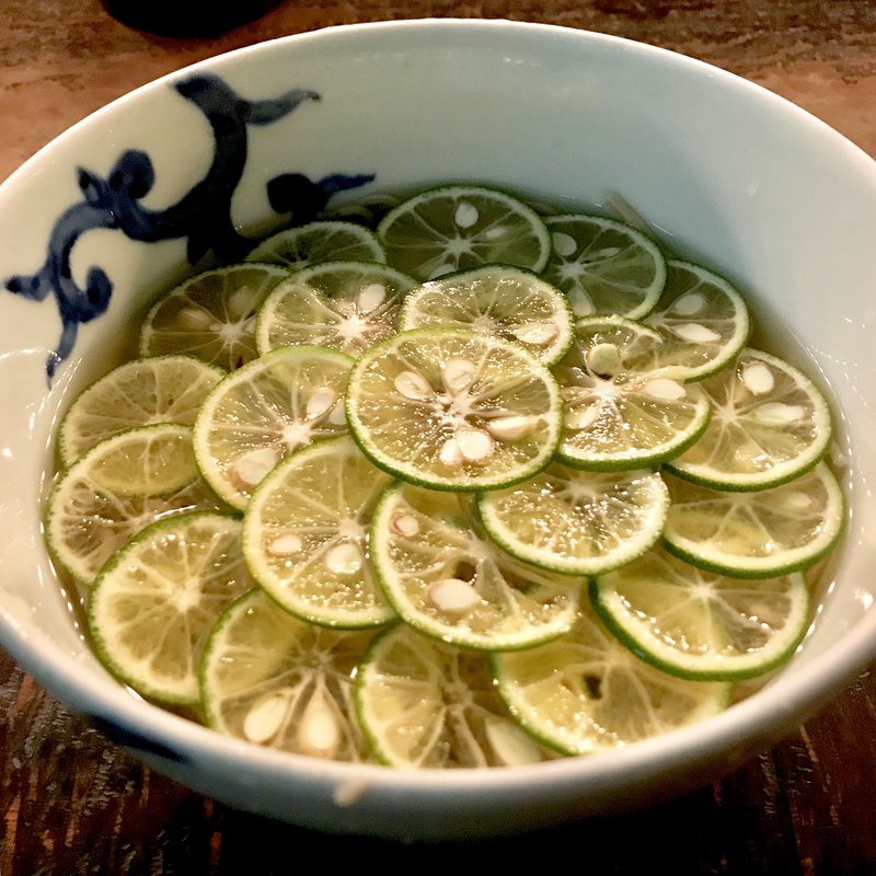 すだち蕎麦(松玄 恵比寿)