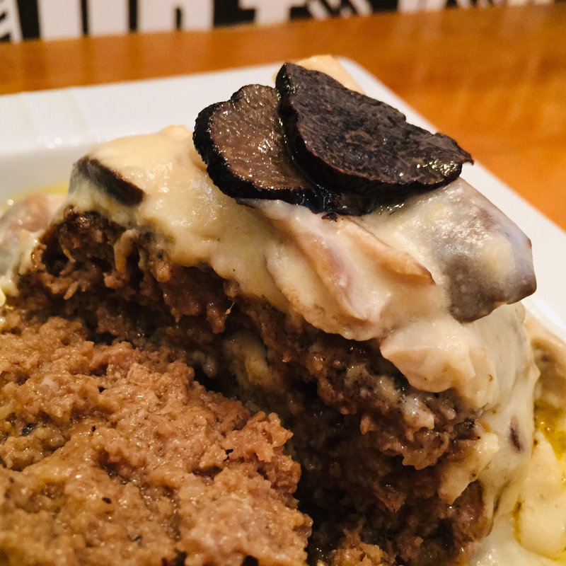 黒毛和牛ハンバーグきのこトリュフソース(Bistro 黒Reve)