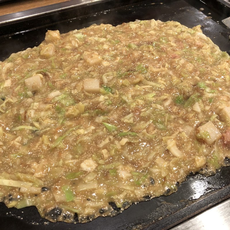 明太もちもんじゃ(海鮮もんじゃ もすけ)