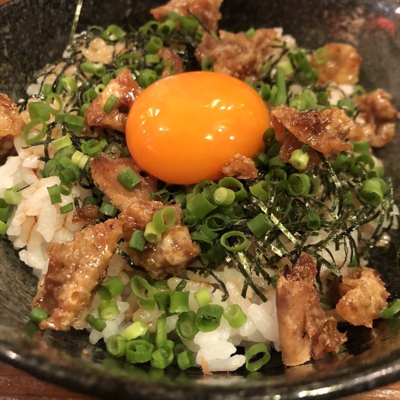 卵かけご飯(炭火焼鳥 麻布 ウグイス)