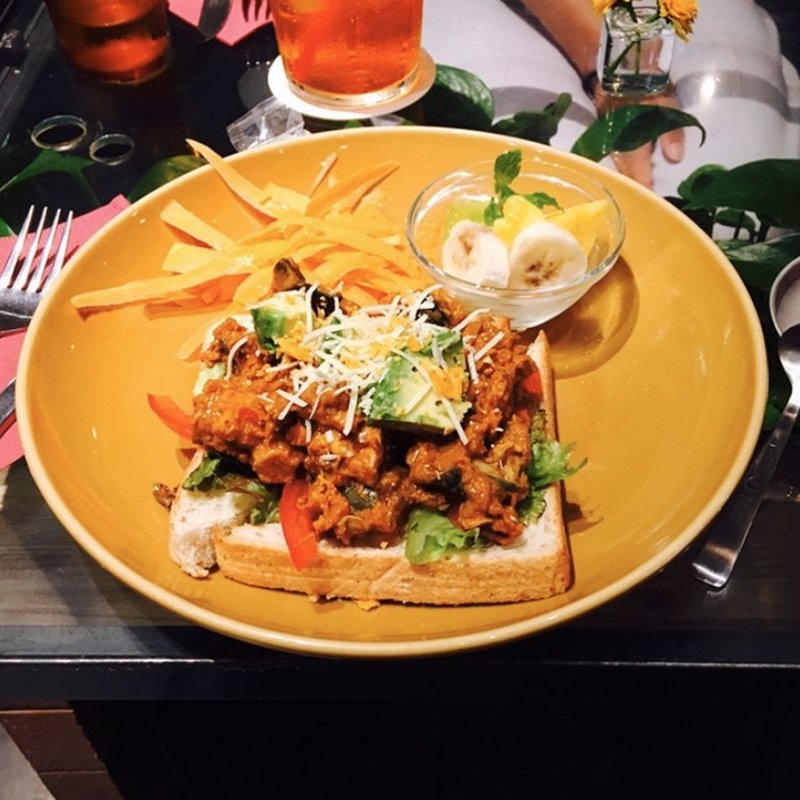 オープンサンド(青山フラワーマーケット GREEN HOUSE)