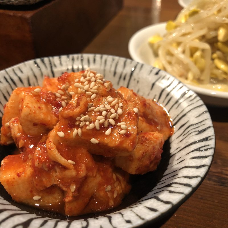 長芋キムチ(神田焼肉 俺の肉 本店)