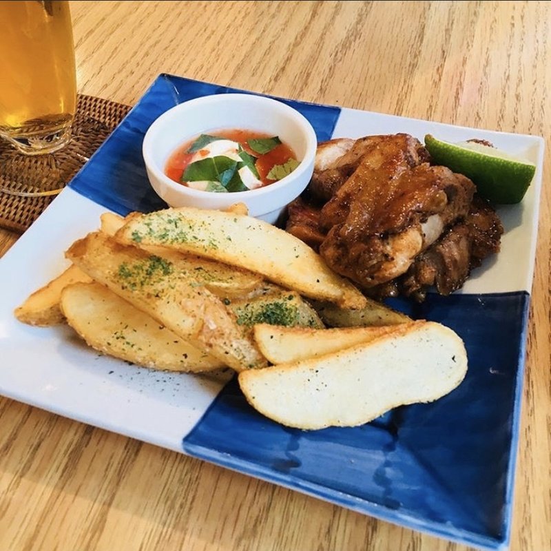 ジャークチキン+飲み物1品(tagcafe)