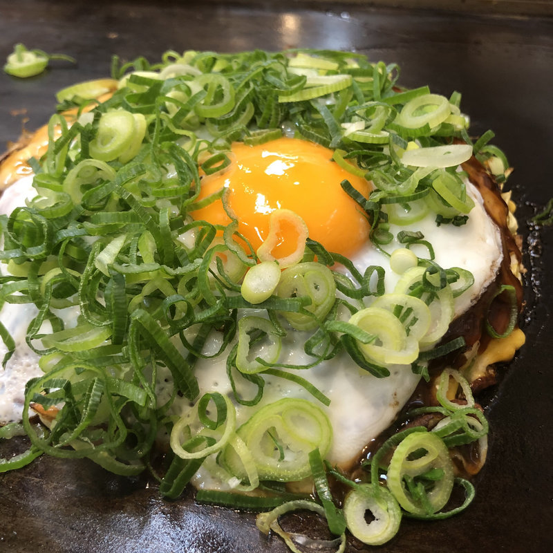 牛すじねぎ月見玉(鶴橋風月 りんくう泉南店)