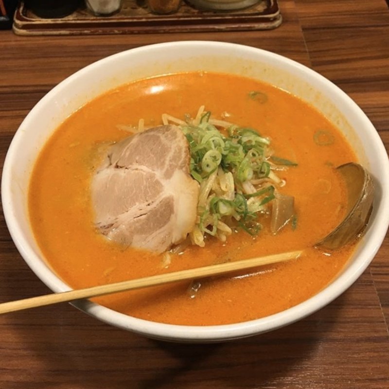 オロチョン味噌ラーメン 中辛(味源 渋谷宇田川店)