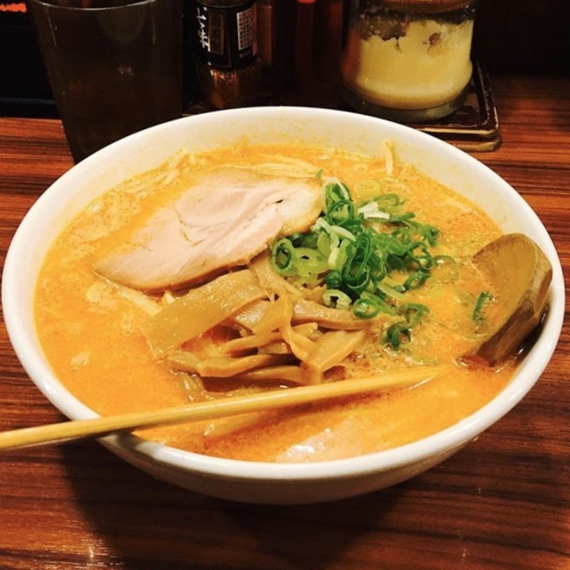 オロチョン味噌ラーメン 大辛(味源 渋谷宇田川店)