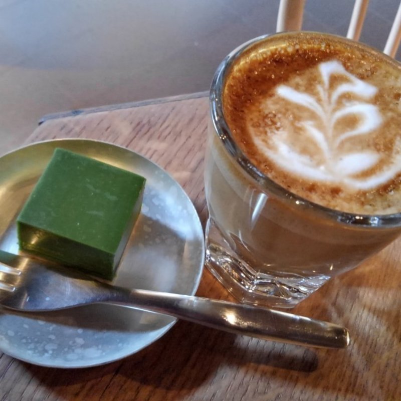 コーヒーと抹茶テリーヌ(ブルーボトルコーヒー京都カフェ)
