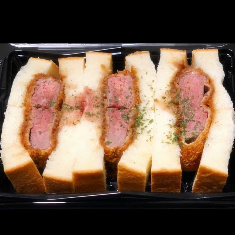 鹿児島黒牛かつサンド(牛かつ ぎゅう太 )