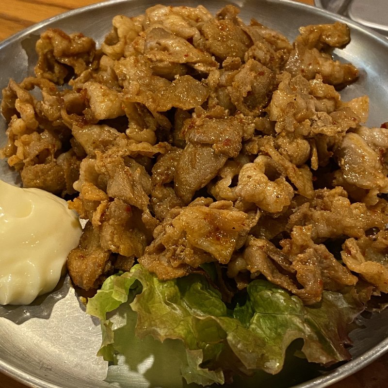 豚旨辛炒め(串カツ田中 川崎店)