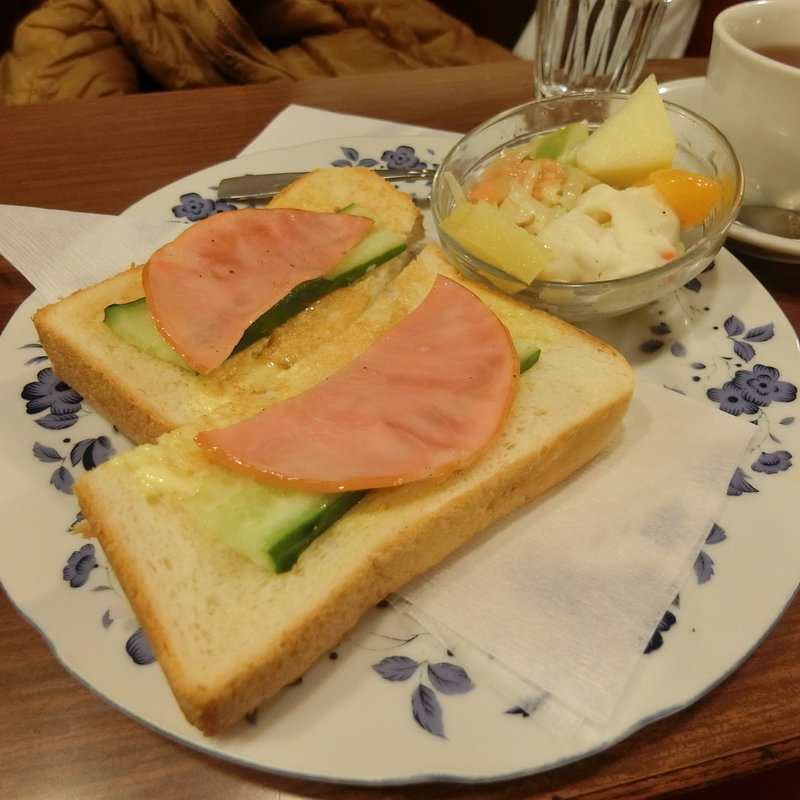 モーニングメニュー　Aセット②(名曲・珈琲 麦)