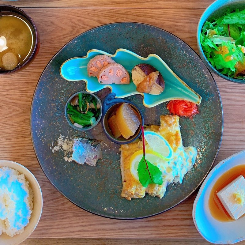 季節のランチプレート(レストラン庵)